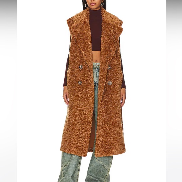 Italian Wool Vest Coat, One of a Kind, SZ 4 - Picture 9 of 9